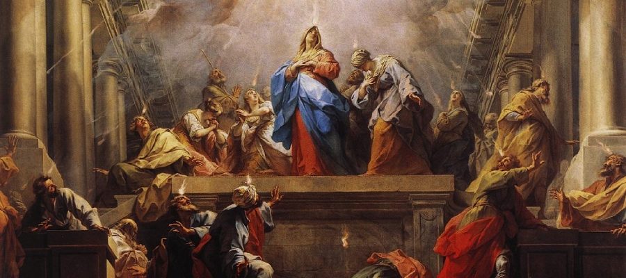 La Pentecoste (1732) - Jean II Restout, Museo del Louvre